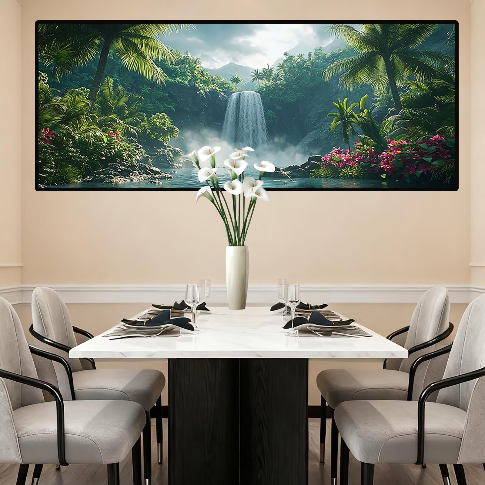 Duże zestawy artystyczne z diamentami, 250 x 100 cm, diamentowy obraz, las, DIY, sztuka i rękodzieło, dla dorosłych, 5D, pełne wiercenie, kryształy, dimond, malarstwo, jesienne zestawy hobbystyczne