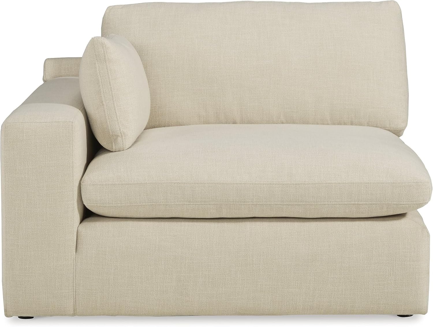 Signature Design by Ashley Elyza Contemporary 5-Piece Sectional with Reversible Cushion, Beige
