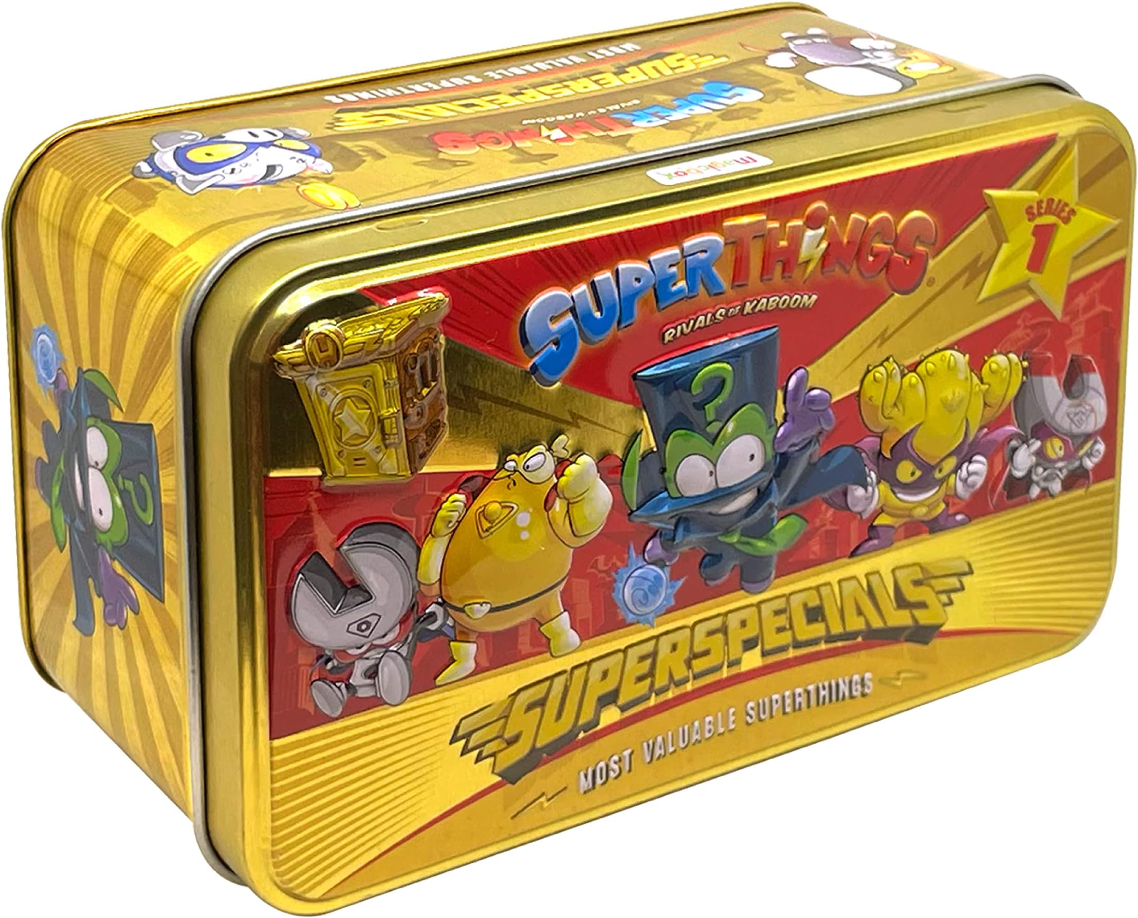 Series 1 Gold Tin - Contains All Special Figures, Including Ultra-Rare Enigma, 2 Gold Leaders, 6 Silver Captains, and 2 Hideouts