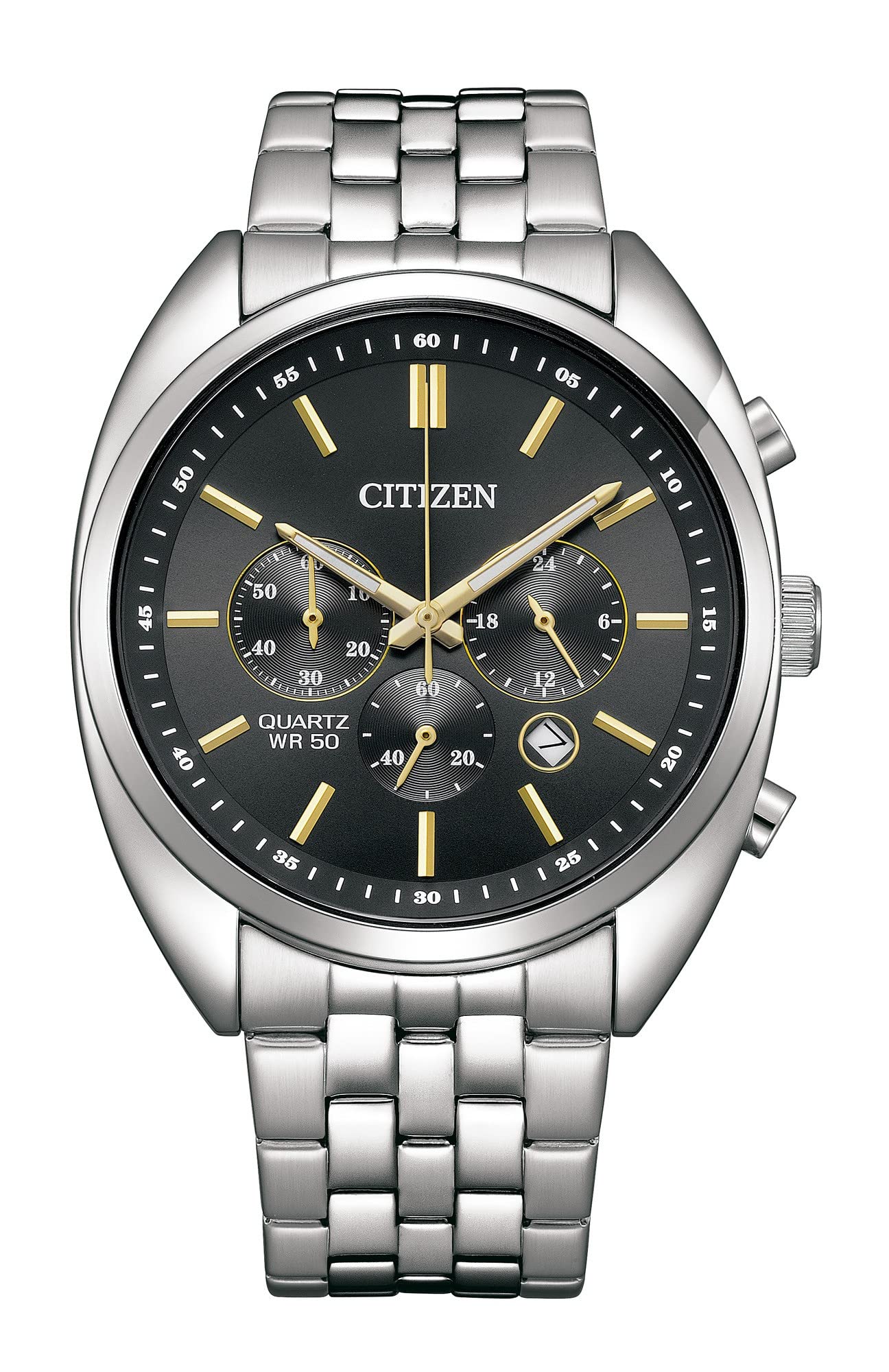 Citizen Stainless Steel Analog Black Dial Silver Strap Mens Watch-An8210-56E (B0C2VKWD53) Amazon Price History, Amazon Price Tracker
