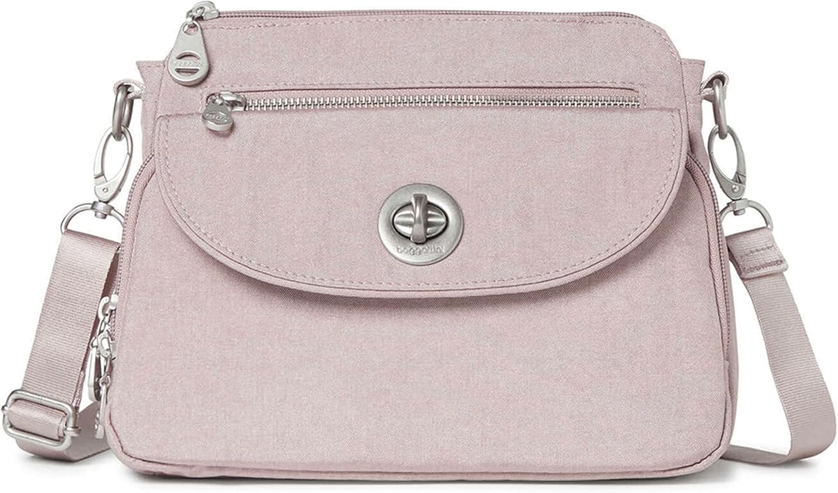 Bolsas cruzadas Calais para mujer 10x7 Bolsa de viaje ligera resistente al agua, RFID y organización interior