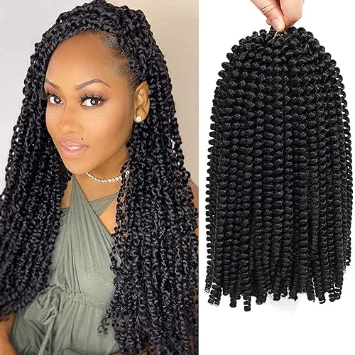 12 inch Spring Twist Crochet Braids Hair for Butterfly Locs
