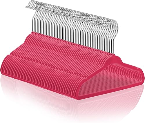 Miniatura 22 de Casafield 50 perchas de terciopelo para bebé, tamaño de 11 pulgadas para ropa de bebés y niños pequeños, color verde azulado