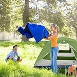 Tente de camping avec la pluie, 2/4/8 Tente pour personne, Tente familiale imperméable avec les fenêtres Mesh, facile à installer pour la randonnée et le plein air pour toutes les saisons
