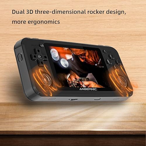 Miniatura 4 de RG353P Consola de juegos portátil RG353P consola de juegos retro RG353P consola de juegos portátil Linux y Android Dual OS 3.5 "Pantalla IPS 64G TF