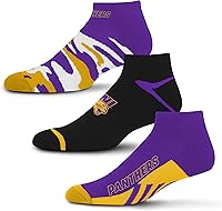 Vista 10 de For Bare Feet Paquete de 3 calcetines tobilleros unisex para adultos de la NCAA Camo Boom