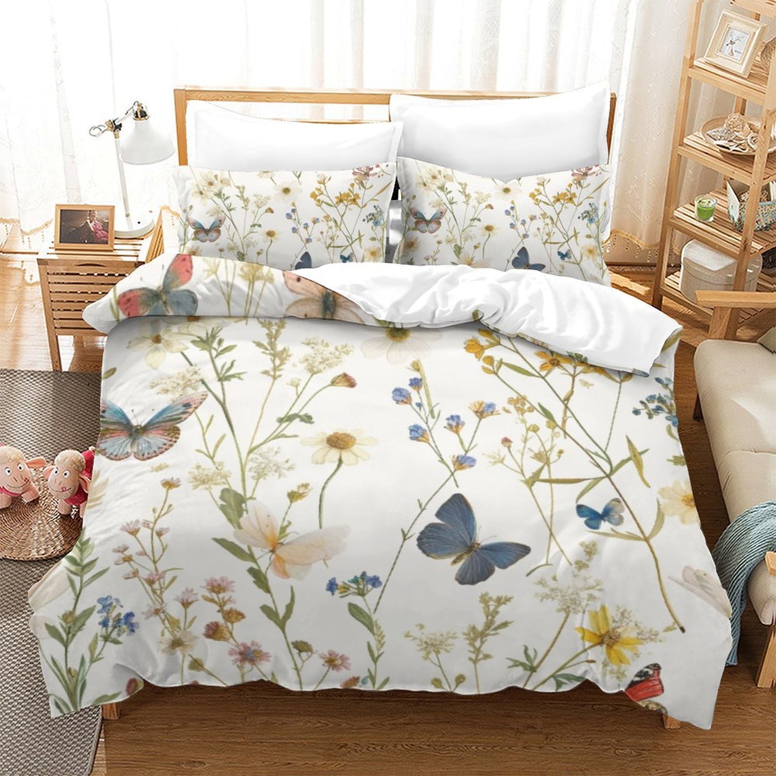 Housse de couette 200x200 papillon pour transformer la chambre de votre fille