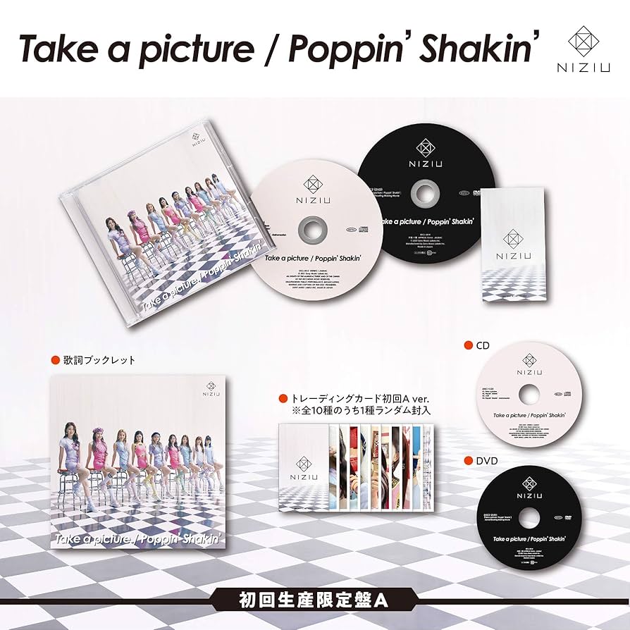 K-POP・アジア NiziU CD Take a pictur / Poppin' Shakin' Niziu - Take A Picture / Poppin' Shakin' (Type-A) - Japanese