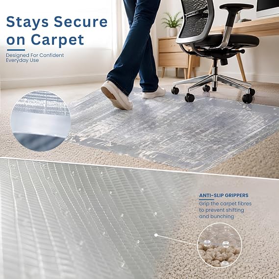 Clear Vinyl Carpet Runner Protector Waterproof 4.5m x 0.68m