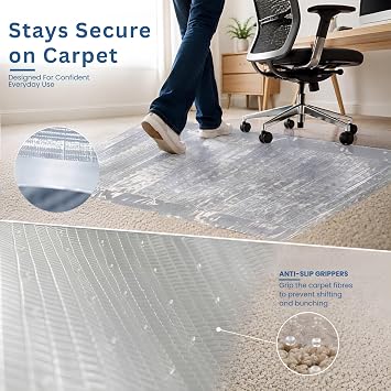 Clear Vinyl Carpet Runner Protector Waterproof 4.5m x 0.68m