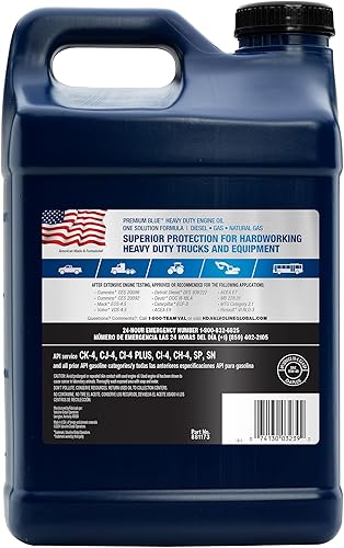 Vista 21 de Valvoline - Aceite para motor diesel 773780 Premium Blue SAE 15W-40, 1 gal