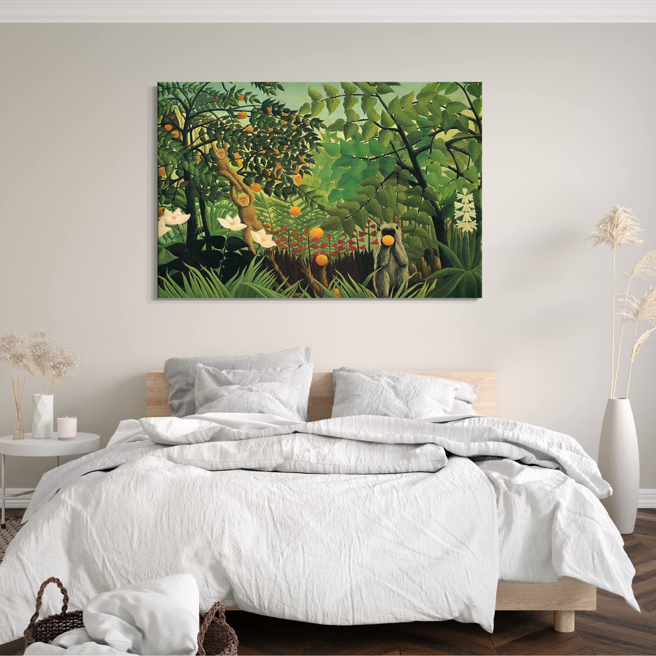 Leinwand (120x80cm): Henri Rousseau - Exotische Landschaft