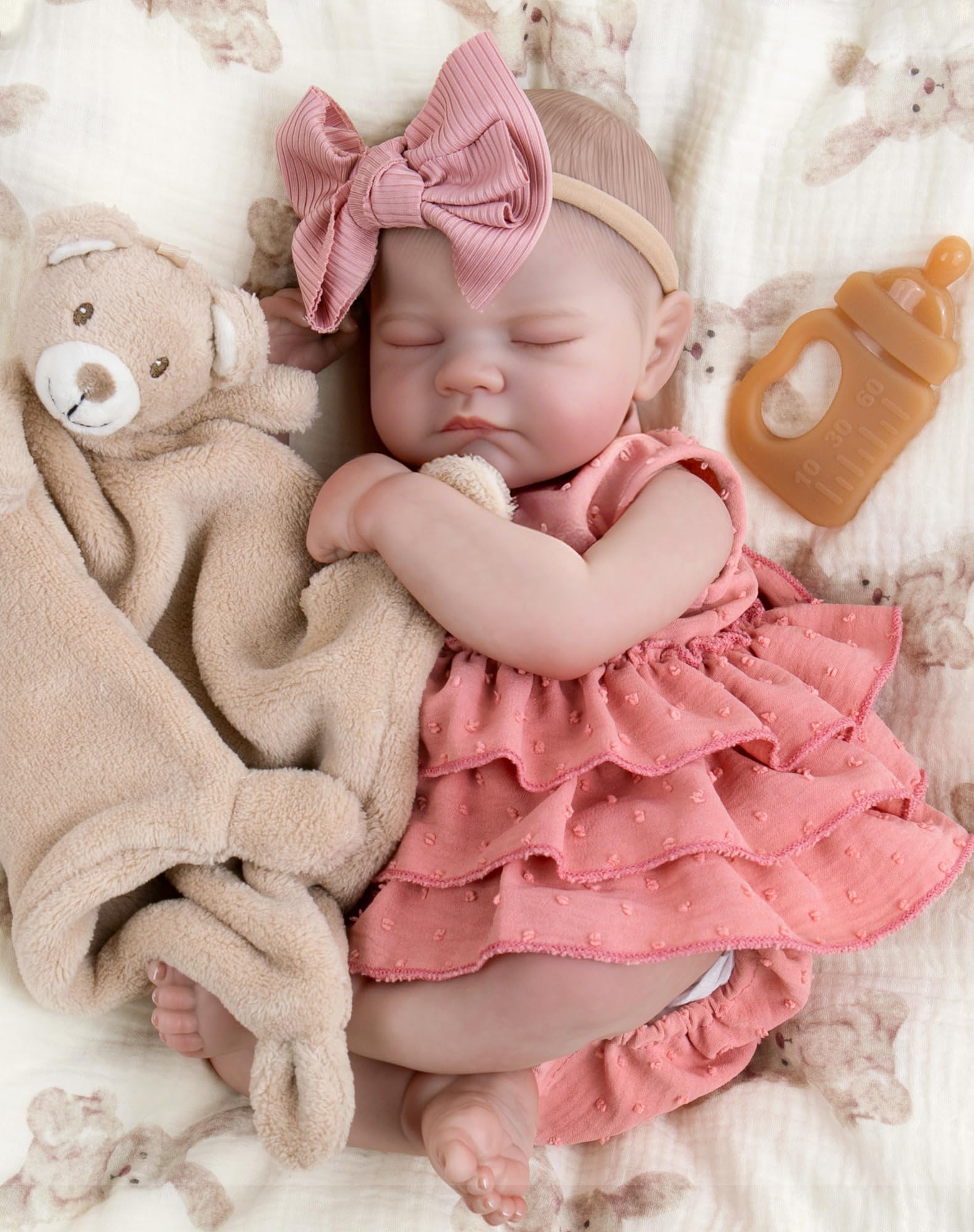 Aori Realistic Reborn Baby Dolls - 20 Inch Lifelike Sleeping Newborn Girl