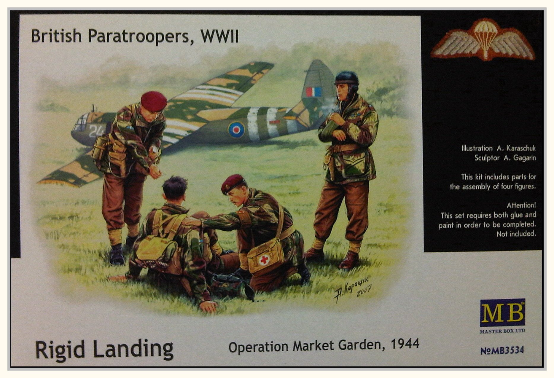 Masterbox 1:35 Scale British Paratroops 1944 Kit 2