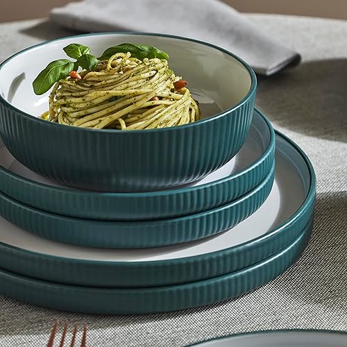 Miniatura 2 de Christian Siriano Laro - Vajilla de cerámica (12 piezas), color negro