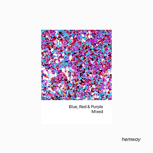 Miniatura 10 de Hemway Sirena Azul Mezcla Brillantina Polvo Multiusos Grueso Polvo Artes y Manualidades Decoración Bodas Flores Cosmética Cara Ojos Cuerpo Uñas Piel