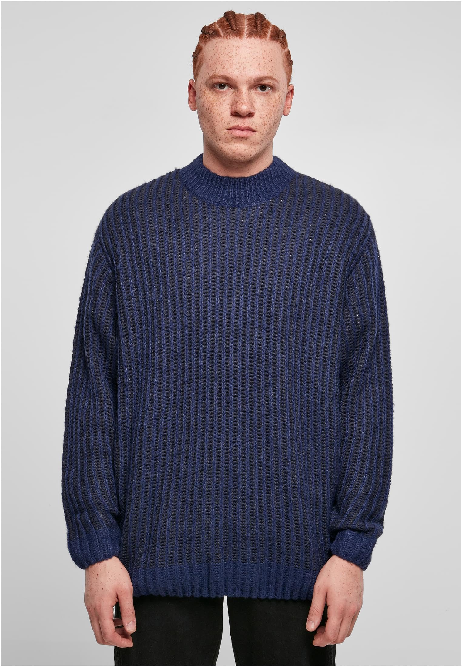 Urban Classics Bluza sportowa Mężczyźni Oversized Two Tone Sweater