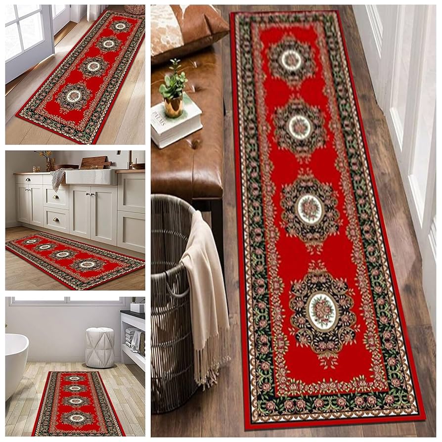 【Vintage rug】ランナー ラグ |234 × 75cm|カーペット Amazon.com: Vintage Hallway Runner Rug, Long Carpet Runners