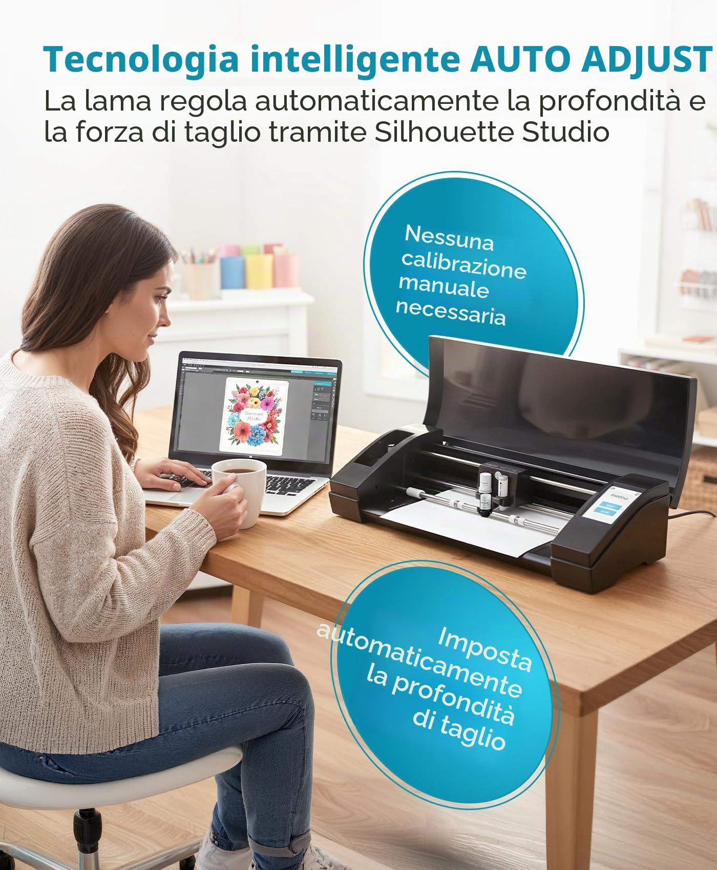Silhouette America SLT SILH AUTO-2 PK L2 Lama, 2 Pezzi, Bianco