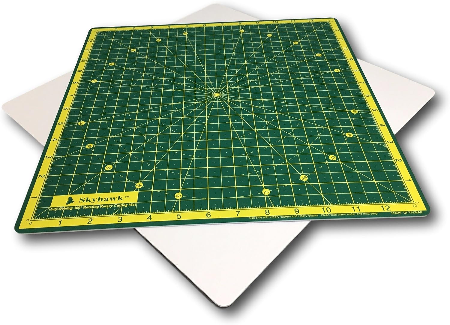 Skyhawk Self-Healing 14-Inch-by-14-Inch 360° Rotating Cutting Mat (13" grid)