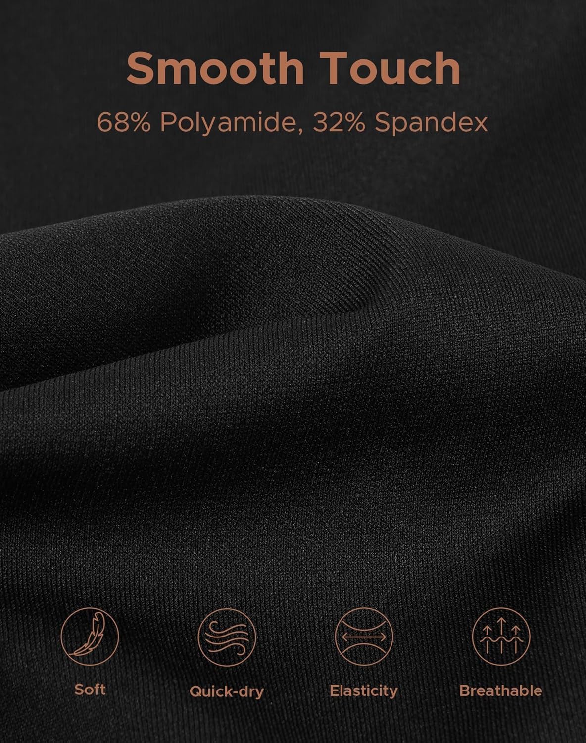 INNERSY Women's High Waist Seamless Underwear No Show Panties Full Coverage Briefs 3-Pack - Image 5