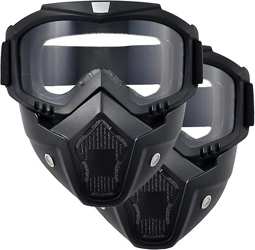 Máscara de paintball anti niebla, máscara de Airsoft para cara completa, máscara táctica, gafas de casco de motocicleta con máscara facial extraíble