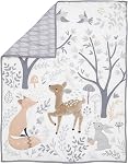 Bedtime Originals 3 Piece Crib Bedding Set, Deer Park, Multicolor