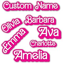 Yoonek Graphics Custom Name Peel and Stick Vinyl Decal Sticker for car Window, Laptop, and More. SKU #F0955