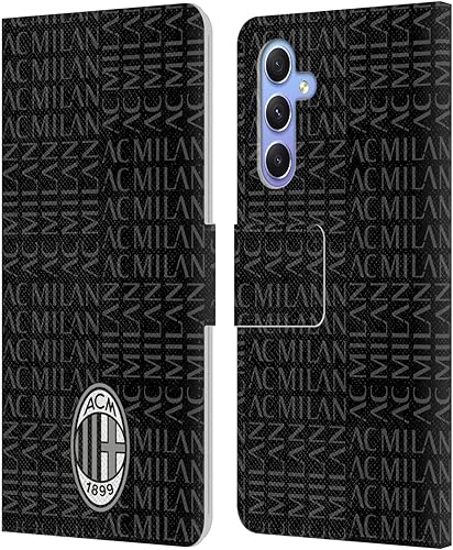 Vista 16 de Head Case Designs Funda de cuero con licencia oficial de AC Milan con diseño de camuflaje digital, compatible con Samsung Galaxy S22 Ultra 5G