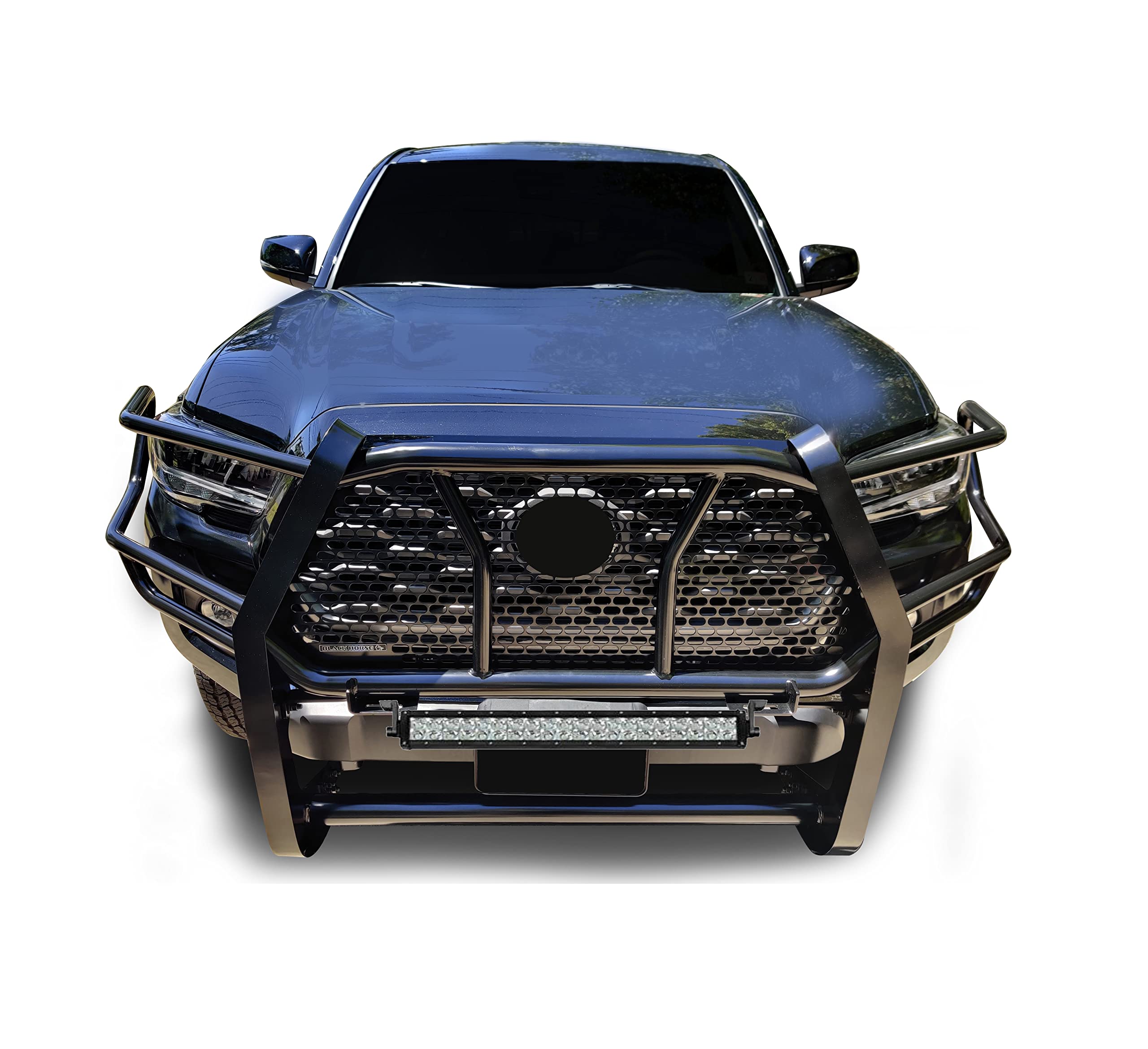 Black Horse Rugged Heavy Duty Grille Brush Bumper Guard Modular Black Come with 20