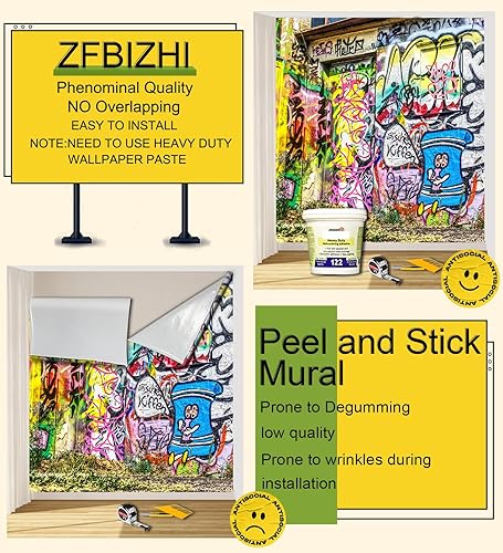 Miniatura 3 de ZFBIZHI Papel tapiz floral de peonía de rosa blanca y rosa para dormitorio, sala de estar, baño, oficina (no se pega ni se pega)