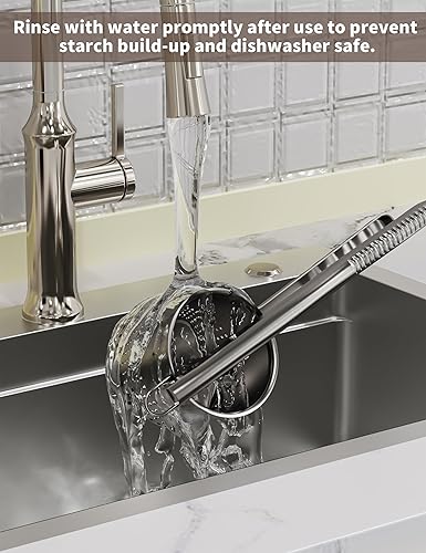 Miniatura 4 de Livilord Large 15oz Potato Ricer, Heavy Duty Stainless Steel Ricer for Mashed Potatoes, Sweet Potato Masher Kitchen Tool with Ergonomic Handle,