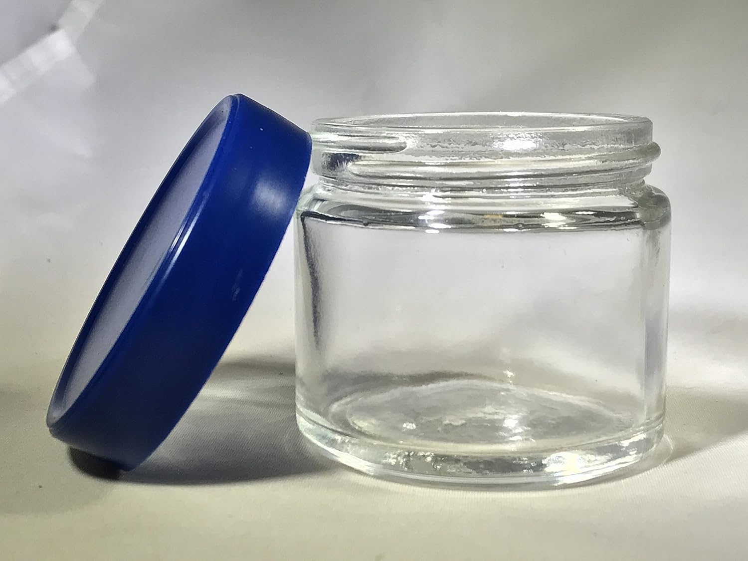 Glass Eighth Jars (3 Pack) Air Tight Medical Marijuana Containers / Cannabis
