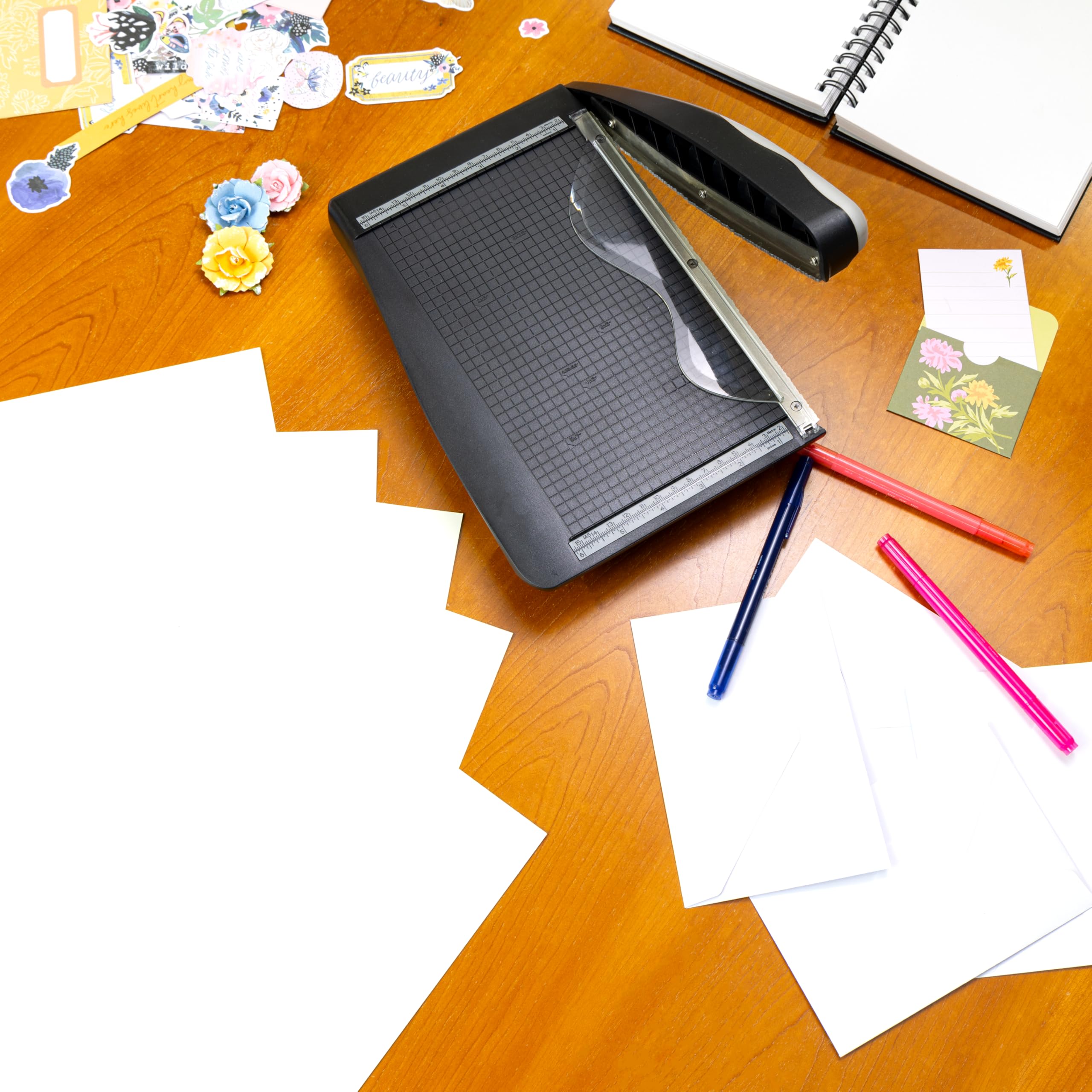 Cardstock 8,5 x 11 Papierpackung – 50 kg Karton für Bastelarbeiten, Kartenherstellung, Sammelalben, 50 schwere, doppelseitige Blätter, fester Kern, 300 g/m², elfenbeinfarben