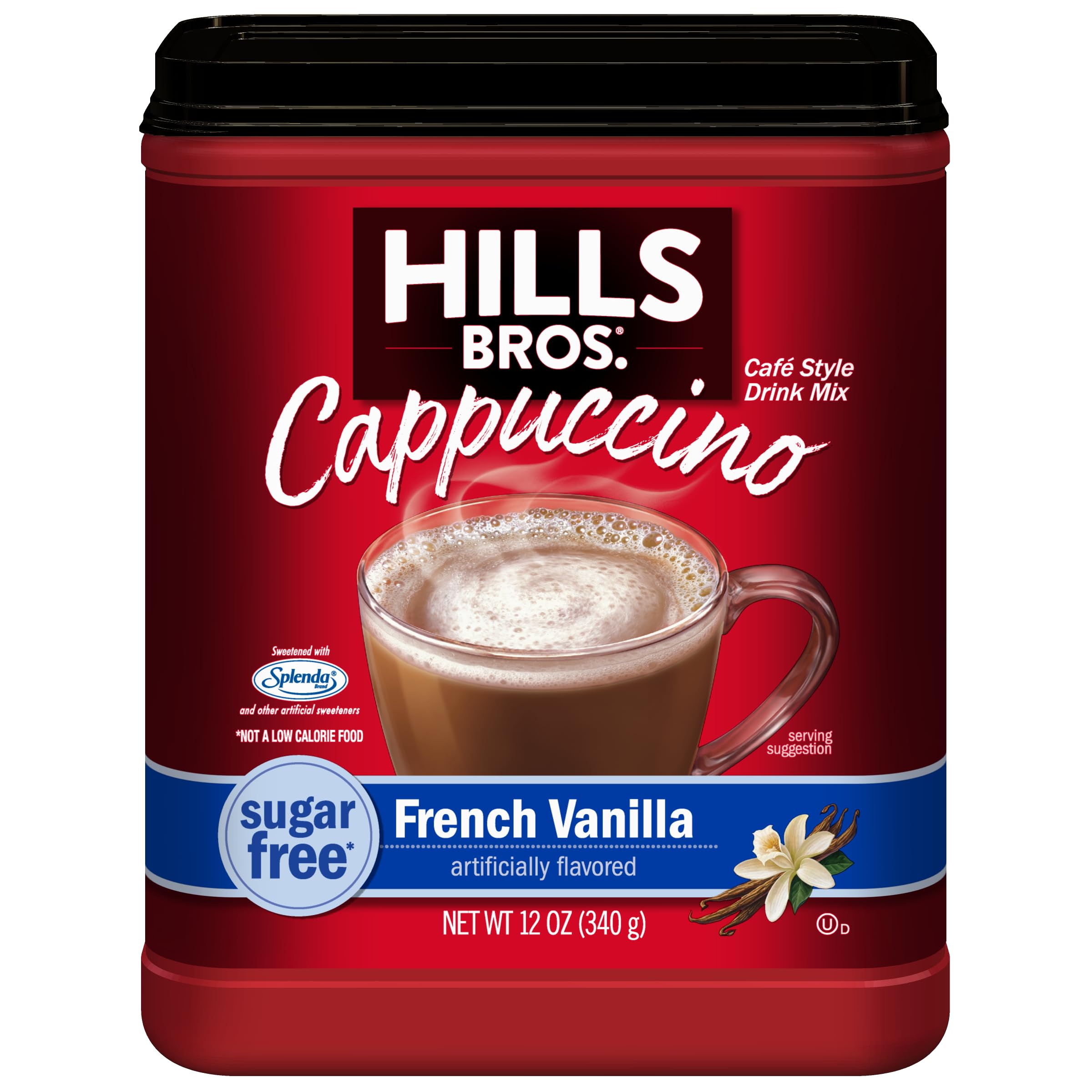 Hills Bros. Instant Cappuccino Mix, 8g of Carbs (12ozs)