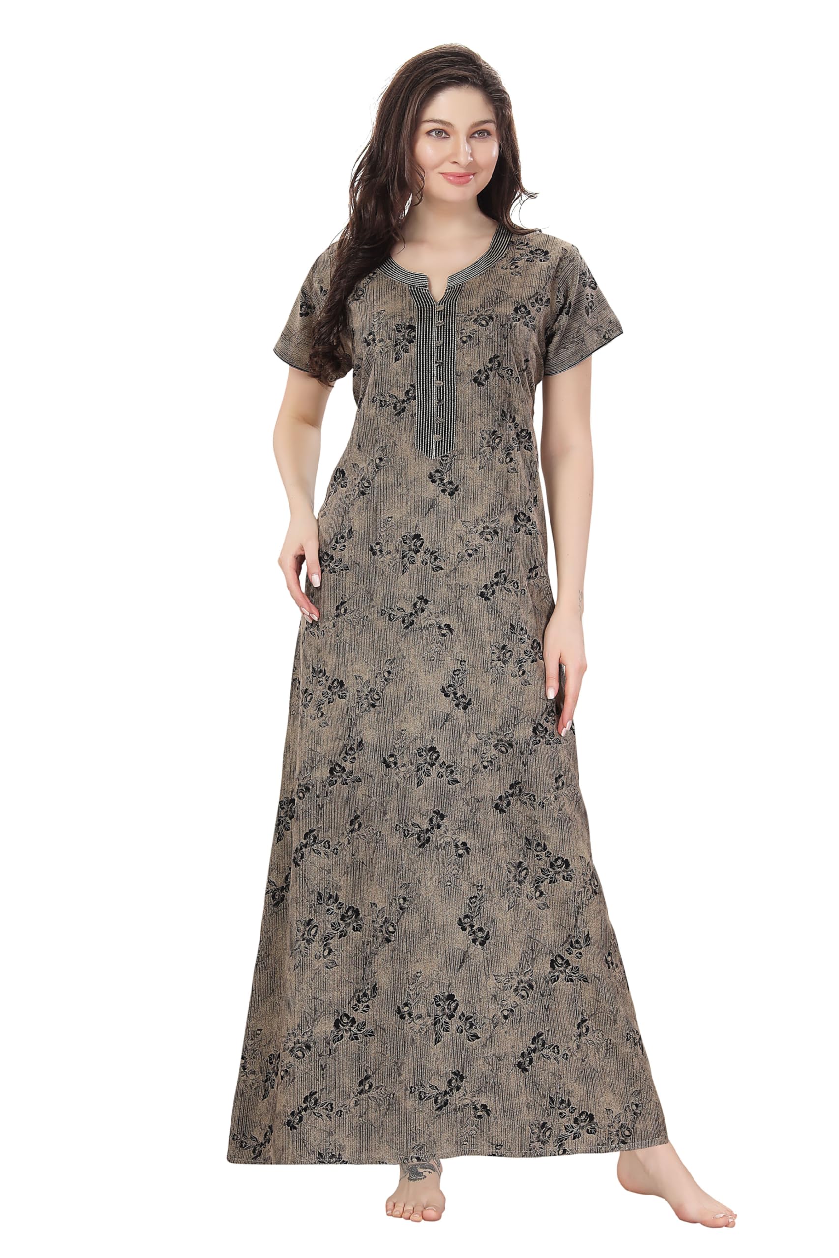 soulemo Women's Blended Alpine Nighty (Slim Fit) 1645-picture-24
