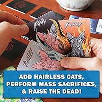 Vista 3 de SATANIMALS - Juego de cartas Juegos MEGA MINT Juego de estrategia atractivo para adultos y adolescentes Construye el zoológico de mascotas