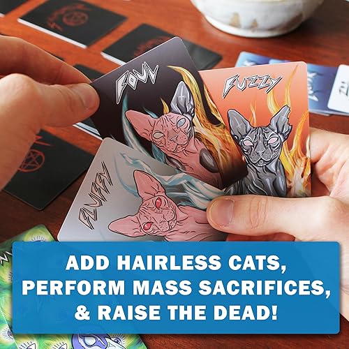 Miniatura 3 de SATANIMALS - Juego de cartas  Juegos MEGA MINT  Juego de estrategia atractivo para adultos y adolescentes  Construye el zoológico de mascotas