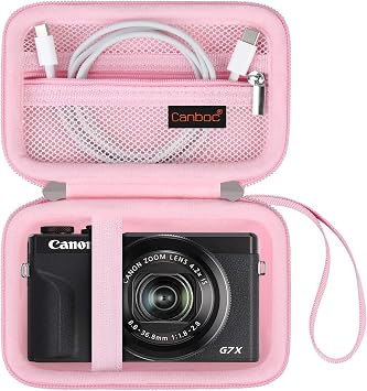 Canboc Case for Canon PowerShot G7X Mark III/ G7X Mark II Digital Camera