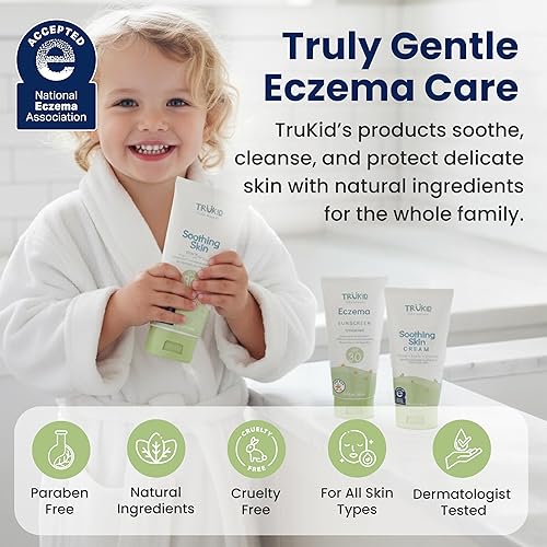 Miniatura 5 de TruKid Bath Baby Essentials, juego de cuidado de la piel para niños, baño de burbujas para niños, loción de lavado sin fragancia, protector solar y