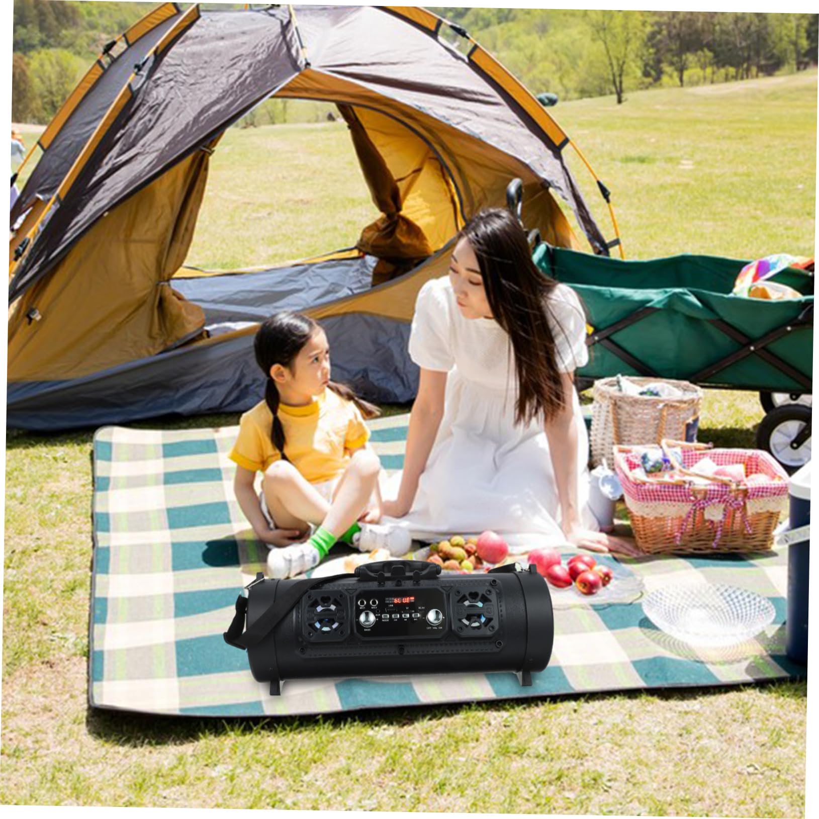 Altavoz Inalámbrico M17 Portátil con Conexión Inalámbrica Negro de Plástico