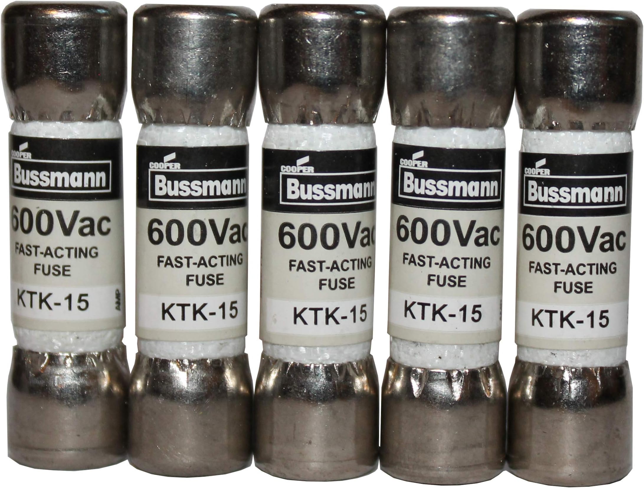 KTK-15 Fuse 892583 15 Amp 600 Volt (5 Pack) QSU