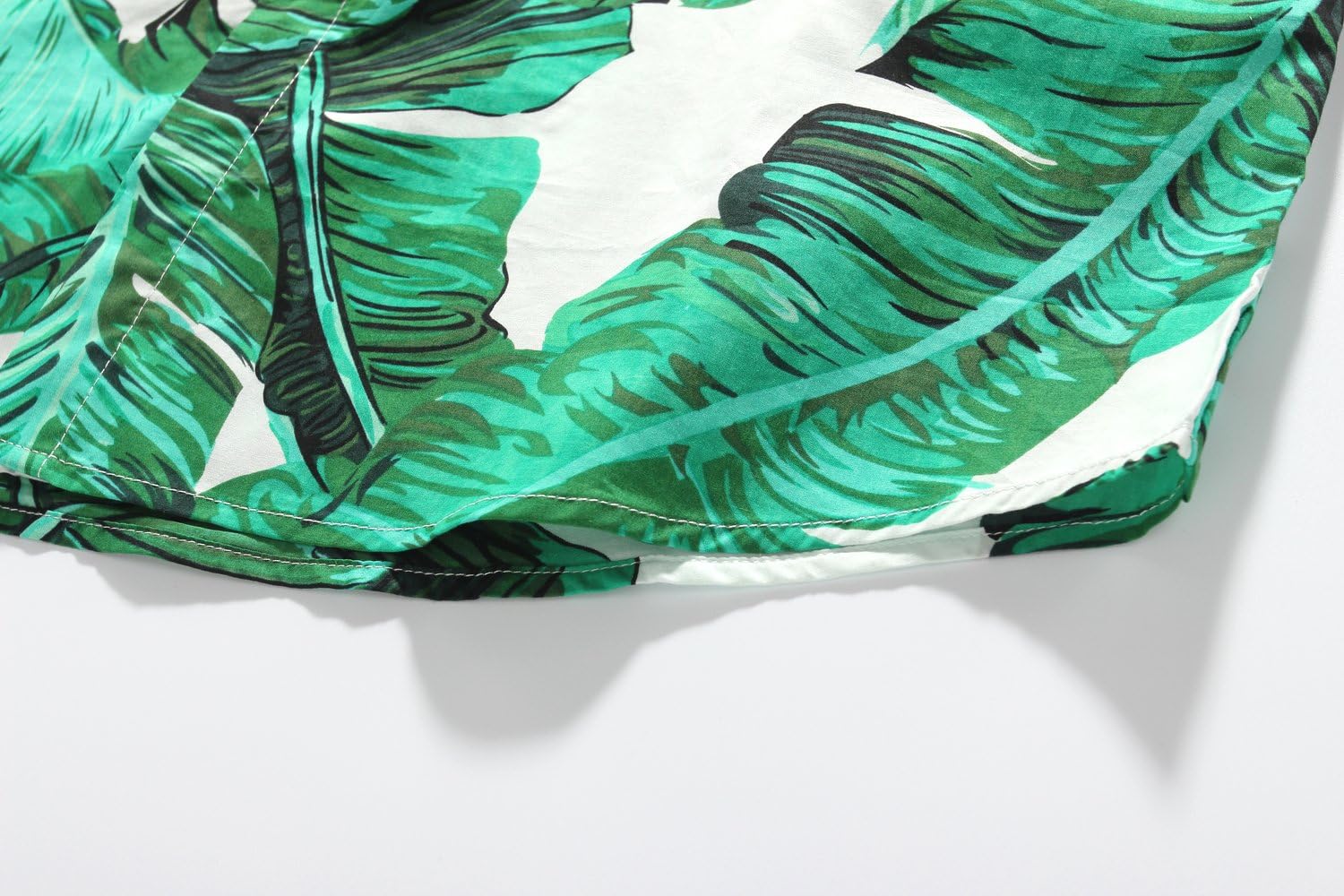 SSLR Mens Hawaiian Shirt Cotton Button Down Short Sleeve Casual Shirts - Image 7