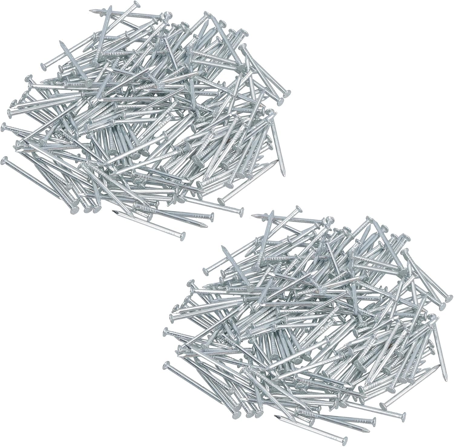 1.5mm x 30mm Round Headed Wire nails For Concrete Brick Wood 380pc Zinc Plated