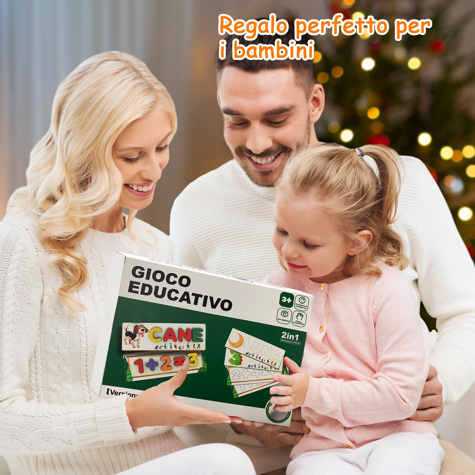 Gioco di ortografia Italiani Lettere di Apprendimento Giochi in legno Educativi Montessori Giocattoli a partire dai 3 anni prescolare giocattolo per bambini 3 4 5 6 7 8 anni ragazzi ragazze