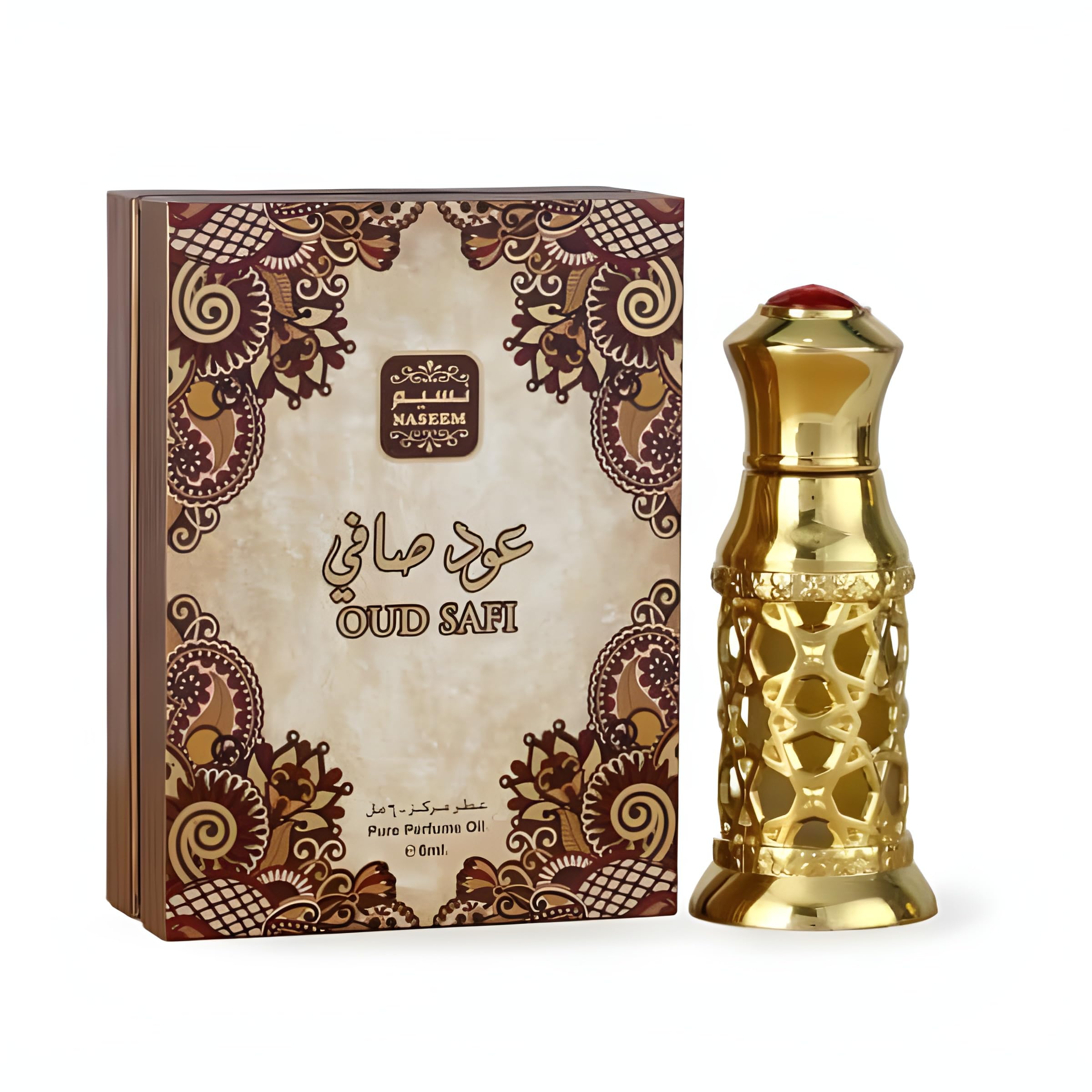 NASEEM Oud Safi 6ml Attar Perfume Oil for Men & Women | Rich Oud, Amber, & Sandalwood Blend Eau De Parfum | Long-Lasting, Hypoallergenic Fragrance | Premium Alcohol-Free, Skin-Friendly Scent-image-41