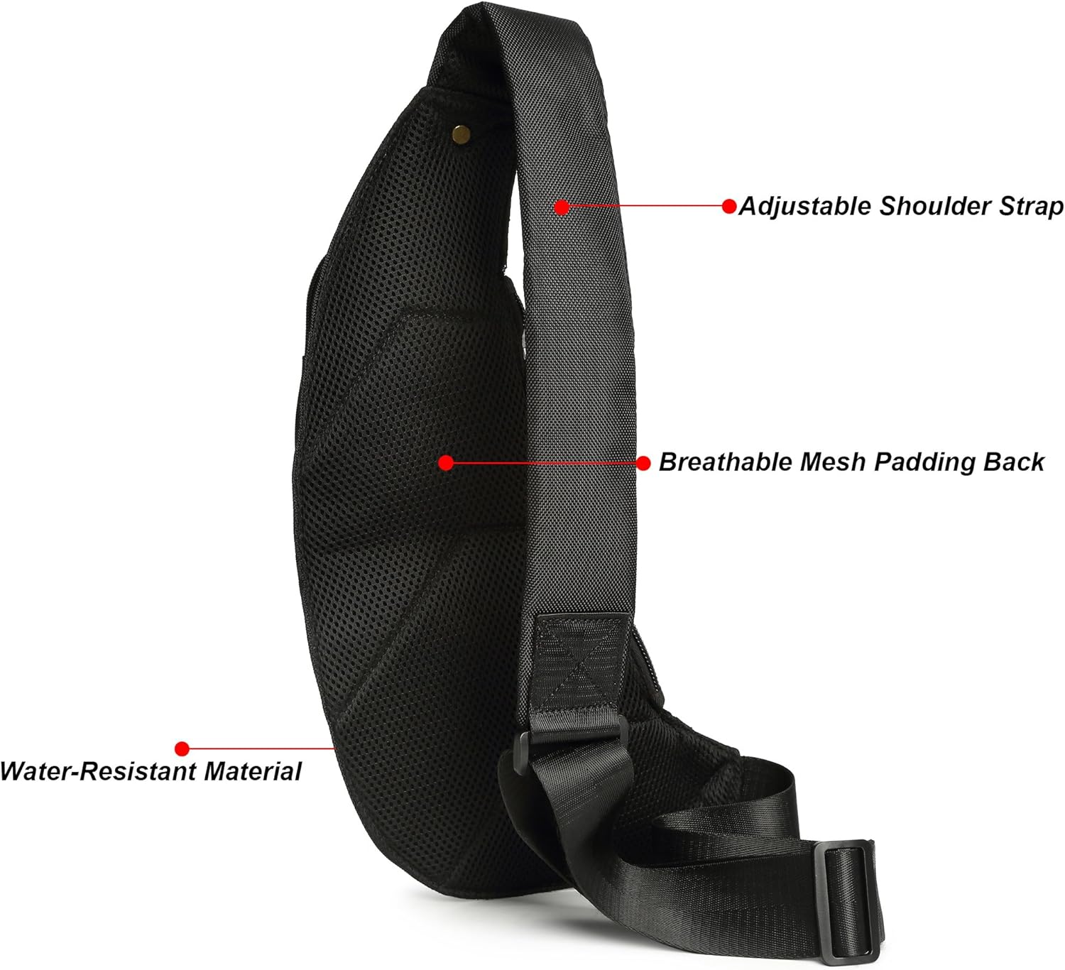 NICGID Sling Bag Chest Shoulder Backpack Crossbody Bags Casual Daypack for Men Women - Image 4