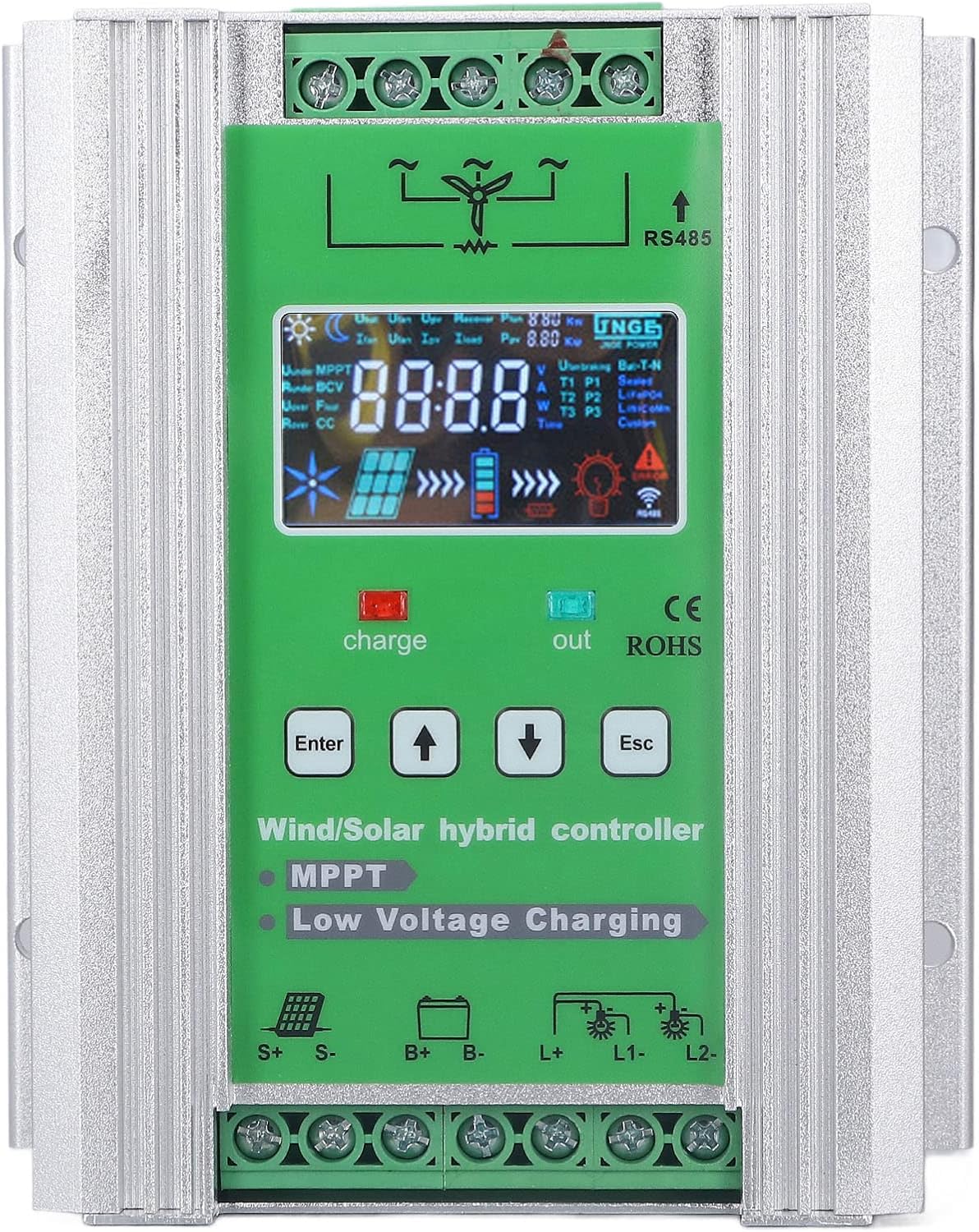 Wind Solar Controller, 1000W Wind Solar Charge Controller