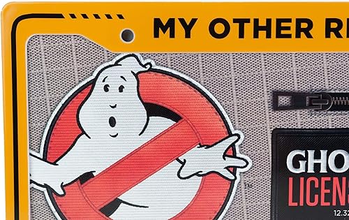 Miniatura 3 de Ghostbusters ECTO-1 - Marco de matrícula para automóviles  My Other Ride Is ECTO-1  Marco oficial de placa de automóvil Ghostbusters  Serie de