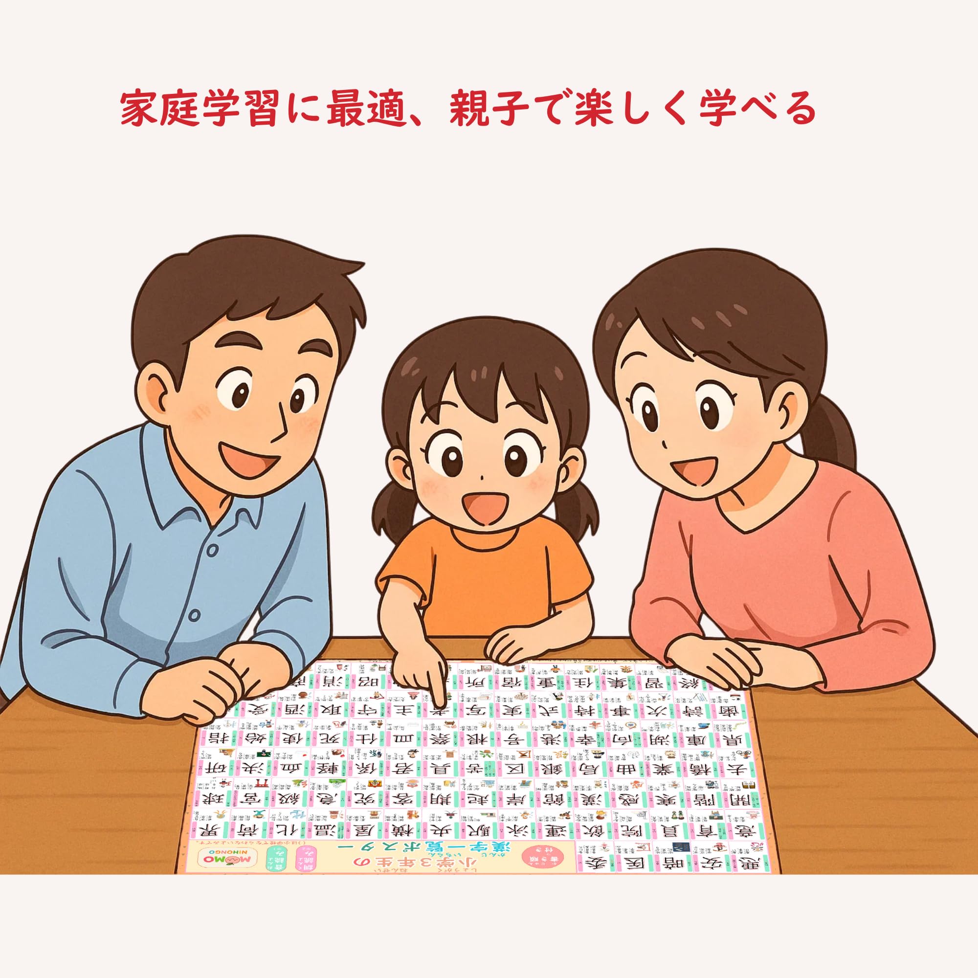 Amazon.co.jp: MoMo Nihongo 小学三年生の漢字ポスター A3サイズ 2枚